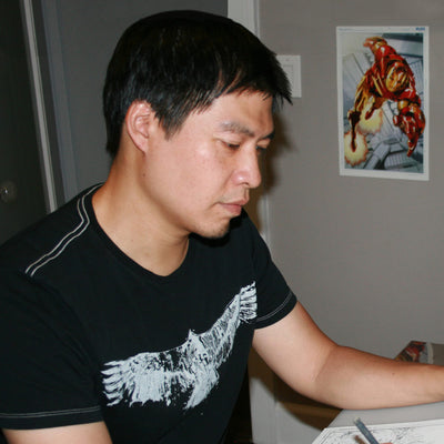 Sean Chen made his mark at Marvel and Valiant with standout work on Iron Man, X-O Manowar, and Wolverine. Today, he brings his talent to sci-fi series EVERMIND.